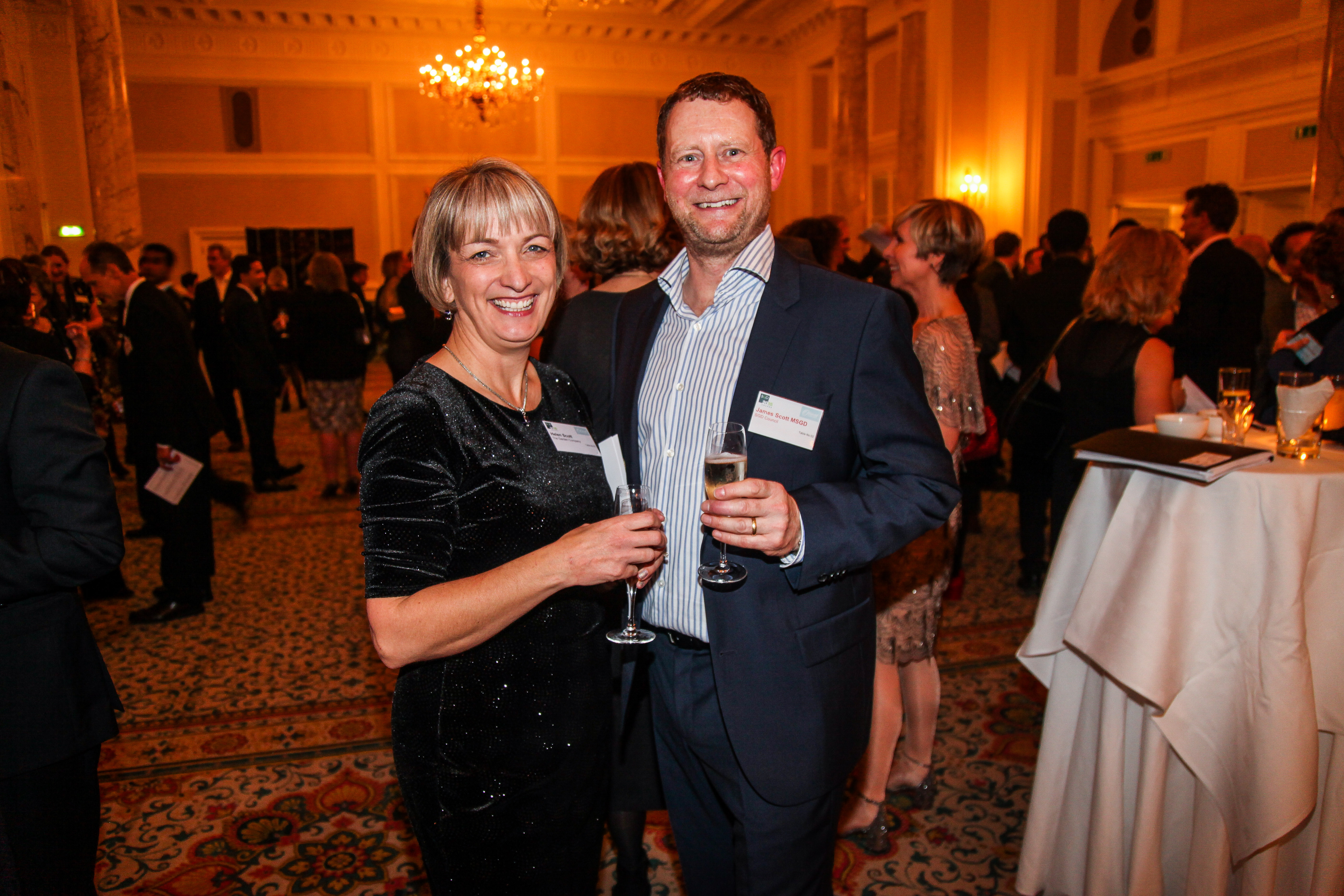 James and Helen Scott at the SGD Awards 2015